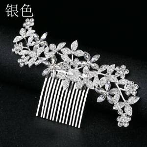 Wedding Crystal Peal Hair Combs Bridal Hair Clips Accessories Jewellery Handmade