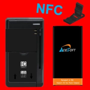 Rechargeable 6820mAh NFC Battery Charger Bracket For Samsung Galaxy S5 SM-G900V - Picture 1 of 1