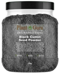 Ground Black Cumin Seed Powder 2 lbs. Jar Bulk NIGELLA SATIVA Comino Negro - Picture 1 of 5