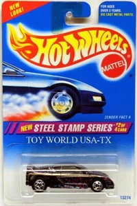 1995 Hot Wheels #287 Steel Stamp Series Zender Fact 4 5 spoke wheels - Picture 1 of 1