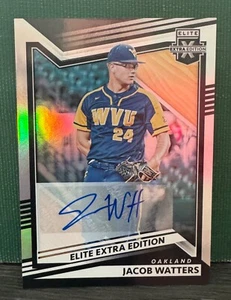 2022 Panini Elite Extra Edition Baseball #124 Jacob Watters Autograph - Picture 1 of 2