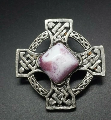 Schöne Brosche"Kreuz"Nachlass Zustand wie Foto zeigt, gebraucht - Bild 1 von 3