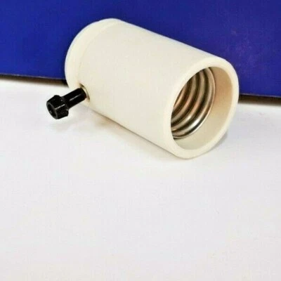 Leviton PORCELAIN MOGUL LAMP HOLDER Turn Knob Socket 3-WAY 2.12"x3.56" NEW 8600 - Image 1 of 4