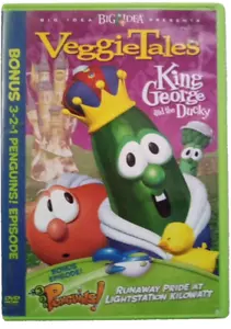 Veggie Tales King George And The Ducky, DVD 2003, Kids Lesson On Selfishness - Imagen 1 de 9