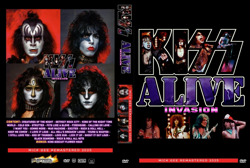 KISS ALIVE INVASION-2025 REMASTER! KISS JUDAS PRIEST HALESTORM P!NK  OZZY HALSEY - Image 1 of 1