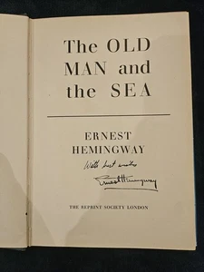 Ernest Hemingway the Old Man and the Sea, 1953, 1st illustrated edition (SIGNED) - Picture 1 of 13