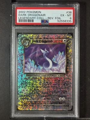 Dark Dragonair Reverse Holo #38 2002 Pokemon Legendary Collection PSA 6 250001 - Image 1 of 2