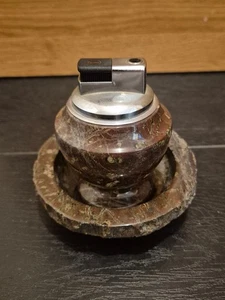 Vintage Serpentine Kingsway Lighter and Matching Ashtray - Picture 1 of 5