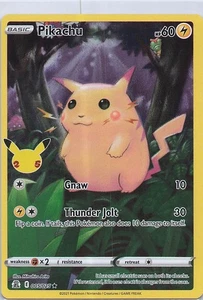 Pikachu Holo Rare Celebrations 005/025 NM Holo - Picture 1 of 2