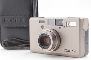 Cámara fotográfica Contax T3 plateada con estuche, correa [como nueva superior con dientes] de JAPÓN - Imagen 1 de 12