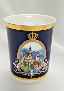 Schloss Neuschwanstein Schloss Deko Goldrand Tasse - Bild 1 von 7
