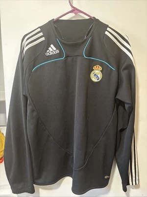 Real Madrid Adidas Training 2008 2009 L/S Sweatshirt Football Soccer Men's Sz M - Image 1 of 4