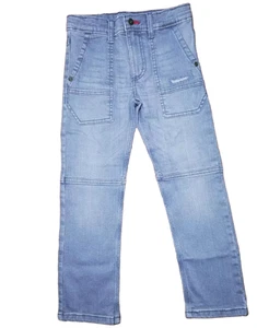 Wrangler Denim Jeans grau Slim Fit Hose Alter 8 bis 12 Jahre verstellbarer Bund - Bild 1 von 12