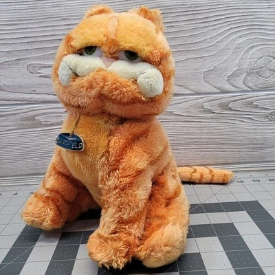 Garfield The Movie Ty Beanie Buddy Buddies Cat 2004 brinquedo de pelúcia vintage 10 pol - Imagem 1 de 4