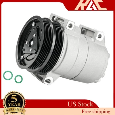 A/C Compressor with Clutches For Volvo V70 1999-2000 L5 2.4L Volvo V50 2005-2011 Foto 1 de 4