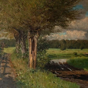 Helene Maß Landschaft Landschaftsmalerei Berliner Secession signiert Öl Leinwand - Bild 1 von 3
