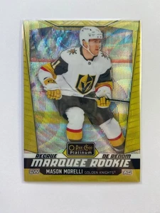 Mason Morelli - Neon Yellow Surge Rookie RC #266 - 2024-25 O-Pee-Chee Platinum - Bild 1 von 2