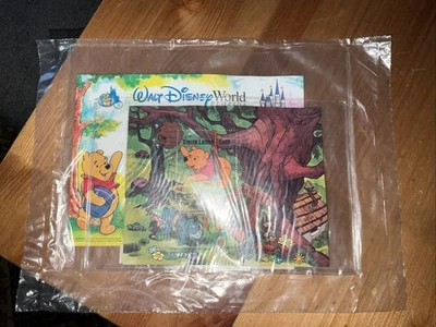 Sealed Walt Disney World Florida Winnie the Pooh  Postage Stamp 1996 with COA - Image 1 of 2