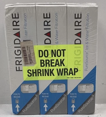 3 PACK Frigidaire WF3CB Refrigerator PureSource 3 Water & Ice Filter - Image 1 of 4