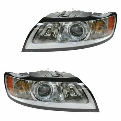 For 2008-2011 Volvo S40 Headlight Driver and Passenger Side DOT w/Bulbs - Изображение 1 из 3