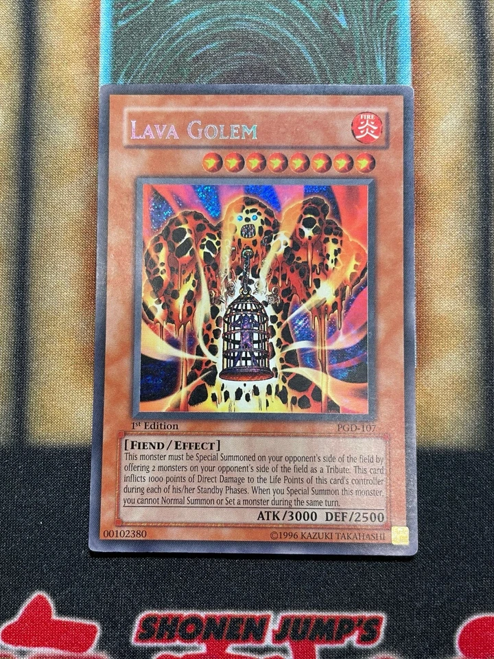 Yugioh Lava Golem PGD-107 Secret Rare 1st Ed MP - Image 1 of 1