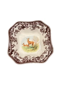 Spode Woodland Square Serving Bowl 9" X 9" BRAND NEW - Picture 1 of 2