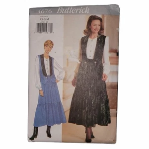 Butterick Schnittmuster 4676 Misses Weste, Bluse & Rock Gr. XS S M Vintage UNCUT - Bild 1 von 4