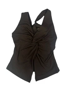 Princess Polly No Hard Feelings Twist Top In Brown Womens Size 0 - Brand NEW - Picture 1 of 10