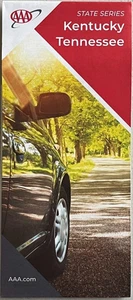Neu AAA KENTUCKY - TENNESSEE STATE STRASSENKARTE Highway Tour NEUESTE - Bild 1 von 1