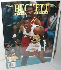 NBA Beckett Diciembre 1995 Edición #65 David Robinson Hakeem Olajuwan Baloncesto - Imagen 1 de 1