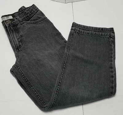 Pantalones de mezclilla Cherokee rectos para niños talla 12 negros cintura ajustable Foto 1 de 3