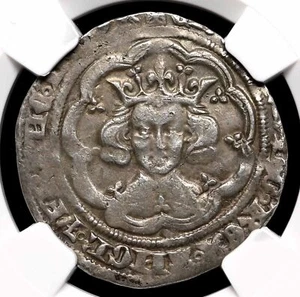 ENGLAND. Edward III. 1327-1377. Hammered Silver Groat, S-1563, NGC XF40 - Picture 1 of 4