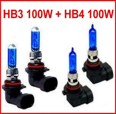 Glühbirnen 2 HB3 100W + 2 HB4 100W Lampe Xenon Für Scheinwerfer BMW Serie 3 E36 - Bild 1 von 4