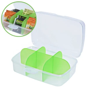 Teebox Teekiste Teedose Aufbewahrungsbox für Teebeutel Kunststoff transparent - Bild 1 von 7