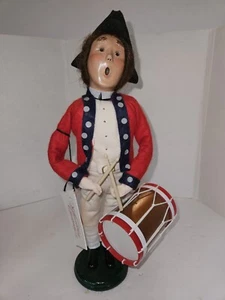 Byers Choice Caroler Colonial Williamsburg Drummer 1999 13” Tall - Picture 1 of 8