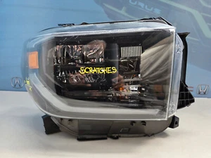 2018 2019 2020 2021 TOYOTA TUNDRA RIGHT SIDE LED HEADLIGHT OEM USED - Picture 1 of 15