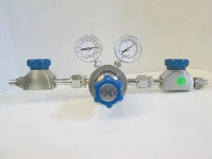 Veriflo Gas Stick Assy w/ SQ420 Regulator, 935 High Flow Valves, Gauges 30-0-100 - Picture 1 of 6
