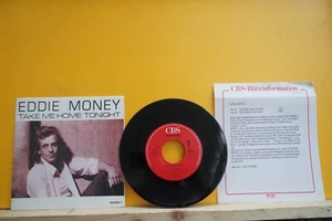 EDDIE MONEY - Take me home Tonight 7" + PROMOTION SHEET 1986 CBS Dutch PicCvr NM - Bild 1 von 2