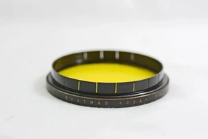 KODAK K2 YELLOW 76MM PUSH-ON CAMERA LENS FILTER - Picture 1 of 4