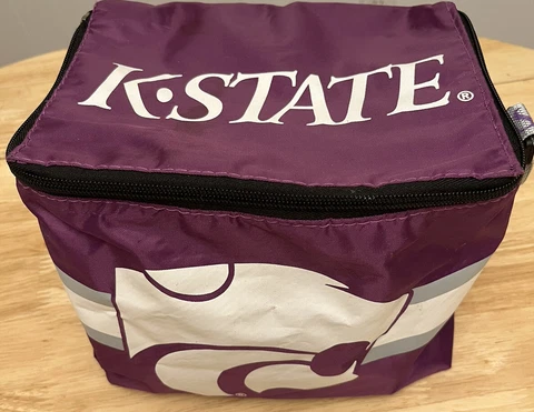Lunch Box Kansas State Wildcats Insulates Soft Side Cooler Type 8.5" x 7" x 6” Cover