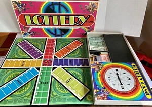 LOTTERY Board Game Selchow & Righter 1972 Get Rick Quick - Picture 1 of 11