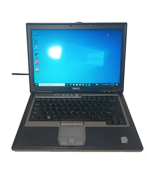 VINTAGE Dell D630 Laptop 2.1 Ghz 4GB Ram 150 GB HDD Win 10 Pro Photoshop CS6 - Image 1 of 4