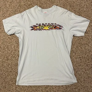 Supreme Tiger Eyes Vintage y2k style pastel blue tee size Large S/S22 - Picture 1 of 3