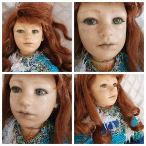 RARE 1990 27" Artist RED Hair Cernit DOLL - Picture 1 of 8