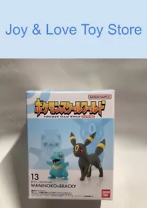 Bandai Pokemon Scala Mondo Johto Vol 1 Totodile & Umbreon Giappone Importazione - Foto 1 di 6