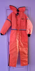 Federal Express Hombres Aislado Invierno Naranja Mono FedEx Invierno Uniforme Lrg - Imagen 1 de 6