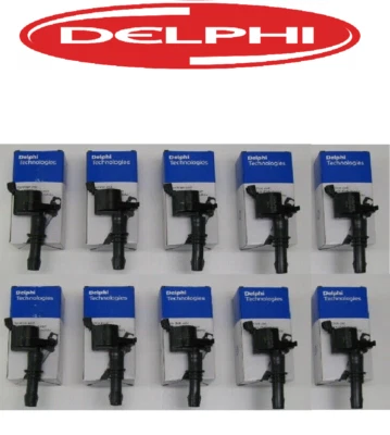 10+ Bobinas de encendido Delphi para Ford F-250 Super Duty 2005-2008 6,8 L Foto 1 de 2