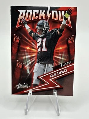 2023 Panini Absolute Rock Out #5 Deion Sanders Falcons - Image 1 of 2