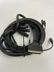 AVID PROFESSIONAL LINE-IN SNAKE ANALOG AUDIO 12' CABLE 7070-03138-01 REV.A - Picture 1 of 5