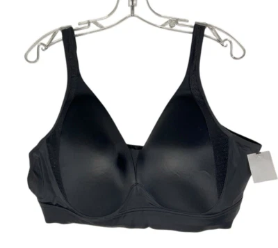 Jockey Forever Fit Soft Touch Lace Molded Cup Bra A570848 Black Size 3XL - Image 1 of 4